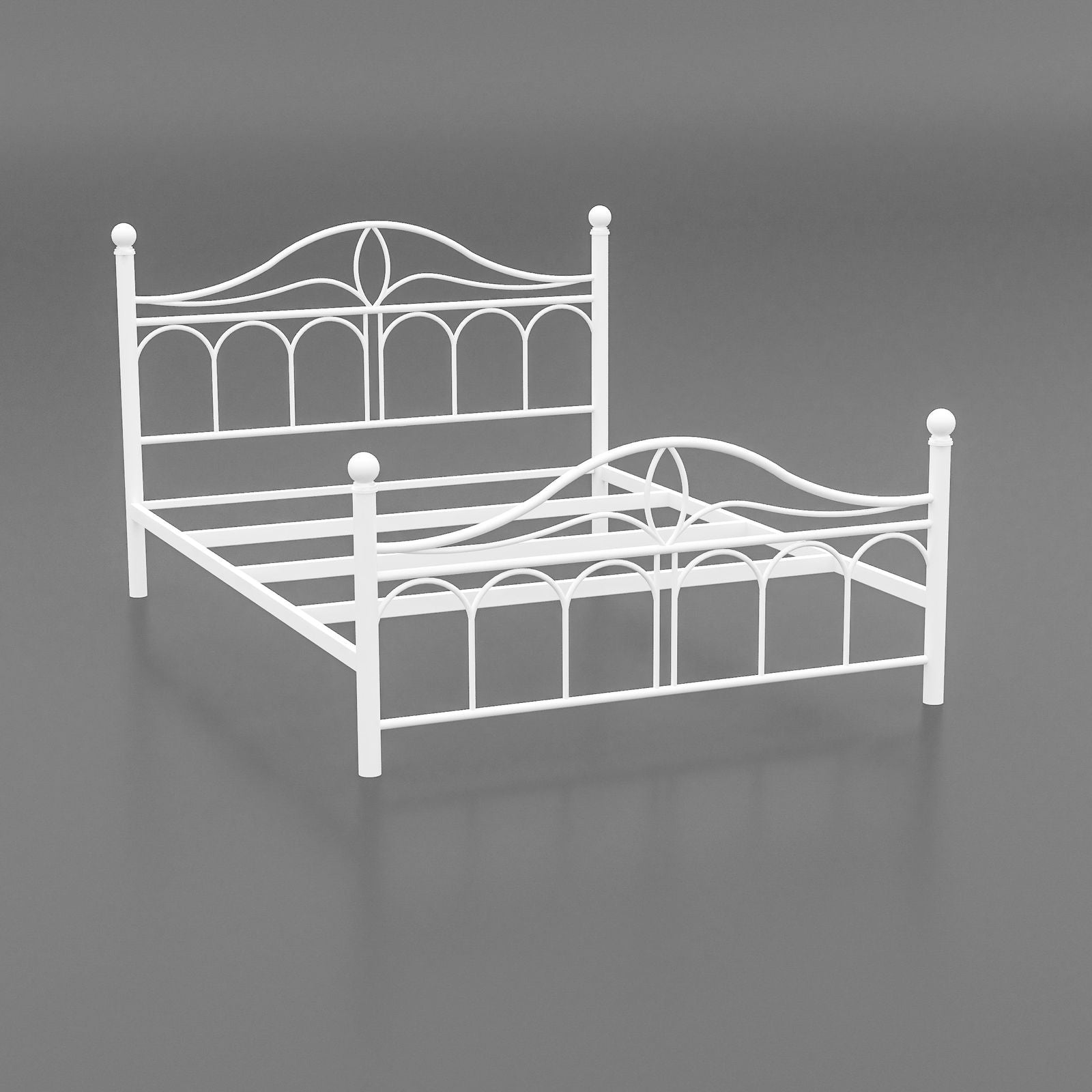 MetalCraft Elegant Design Iron Bed - Furnishiaa -  -